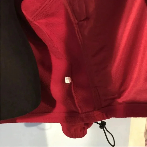 VINTAGE 90’s RED IZOD FULL ZIP FLEECE JACKET UNISEX SIZE XL - Picture 12 of 16